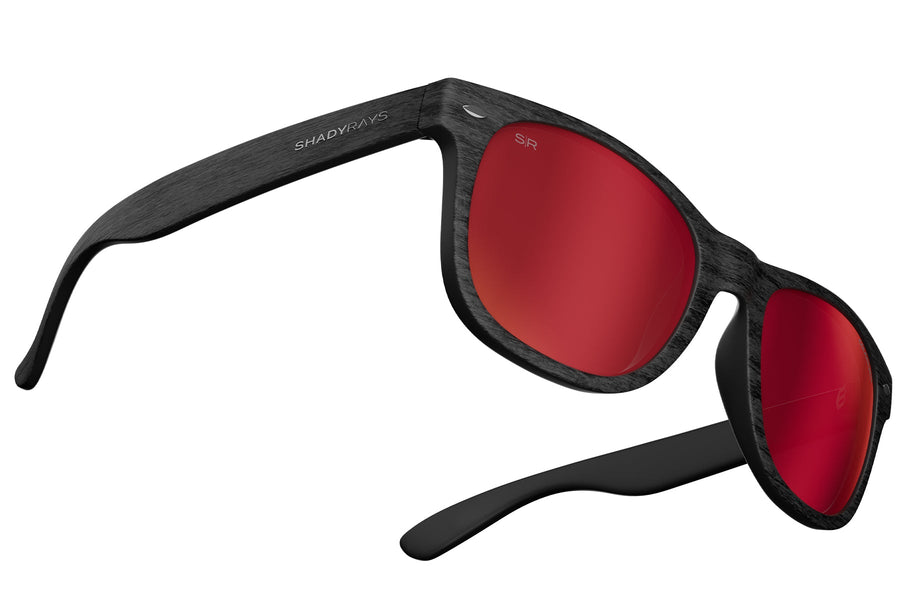 Classic Timber - Black Red Polarized